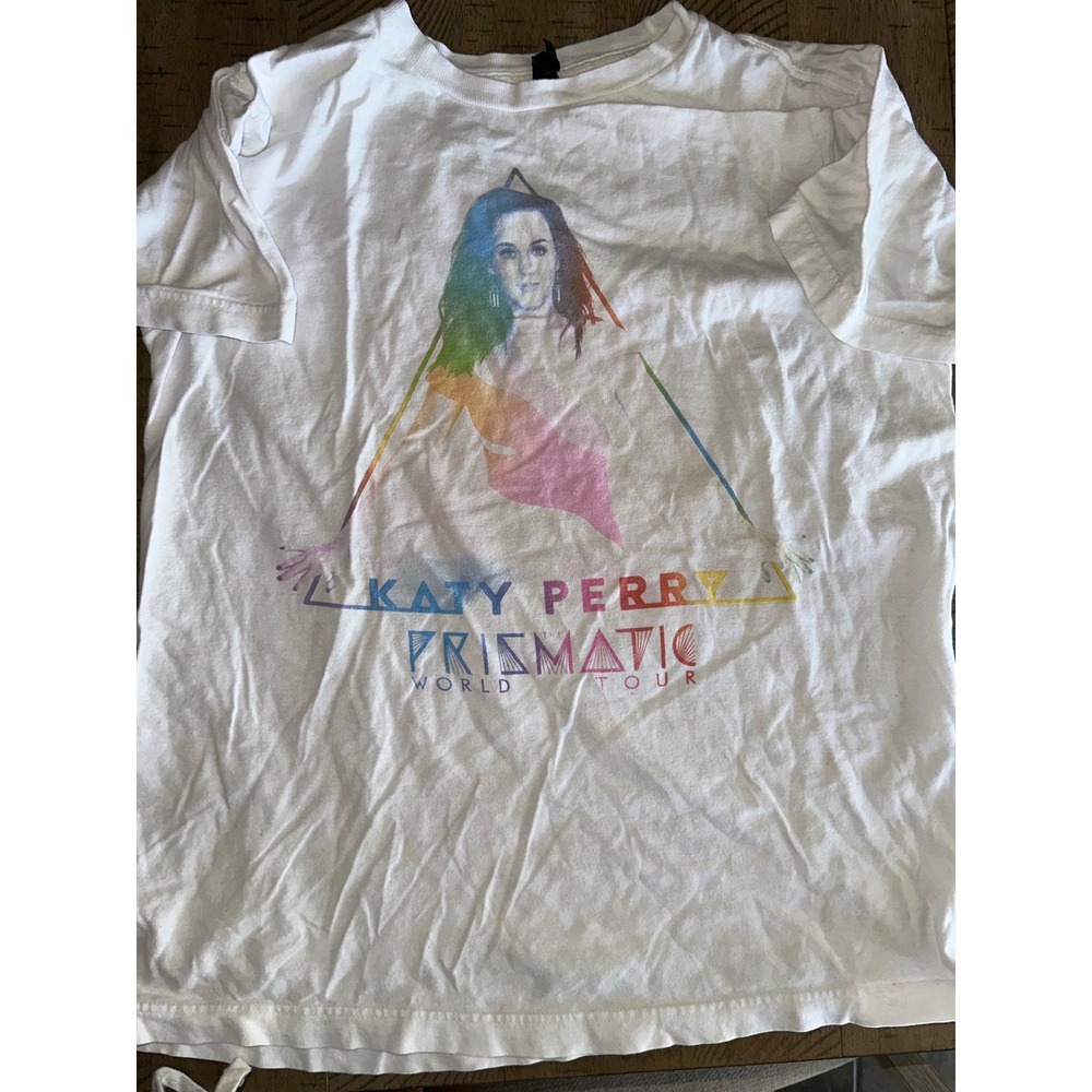 Official Katy Perry The Prismatic World Tour T-Shirt (2014)  Size M - Tultex